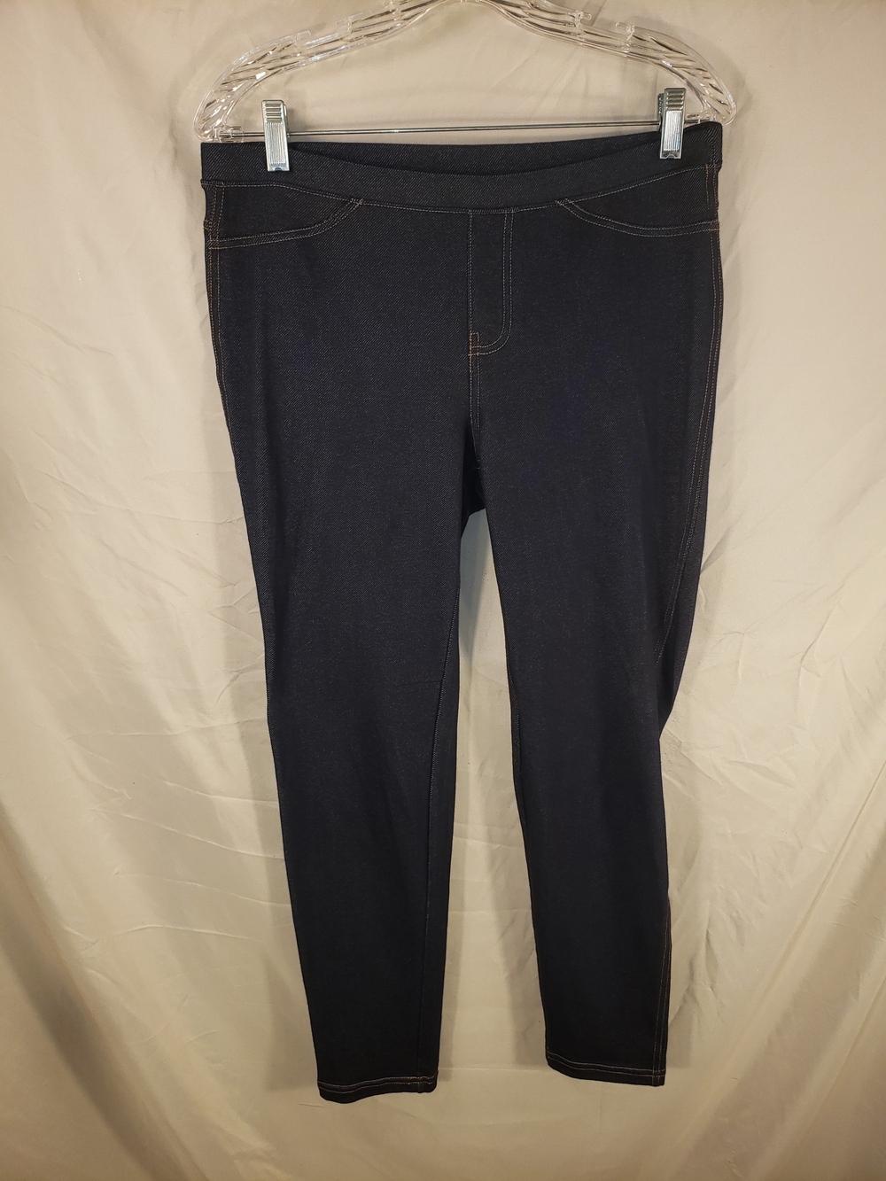 Women’s Stretch Pull-On Jeggings - Blue - L